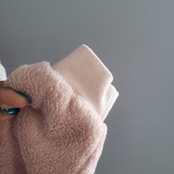 Divided Color Block Chevron Shaggy Pullover Sweatshirt M - Picture 5 of 8